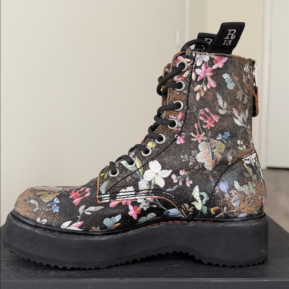 R13 single-stack lace-up boots - Picture 7 of 16